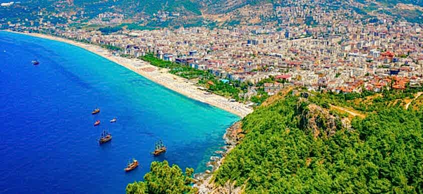 Alanya coastline