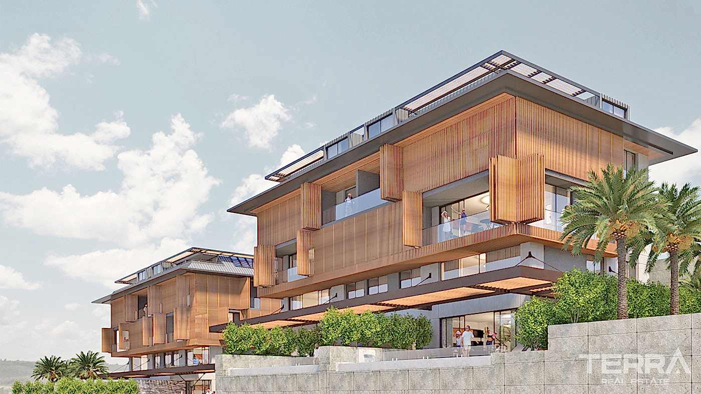 Modern Apartments with Panoramic Sea and Castle View in Alanya - 55298