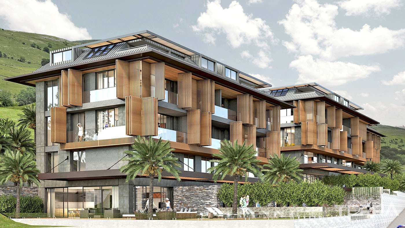 Modern Apartments with Panoramic Sea and Castle View in Alanya - 55301