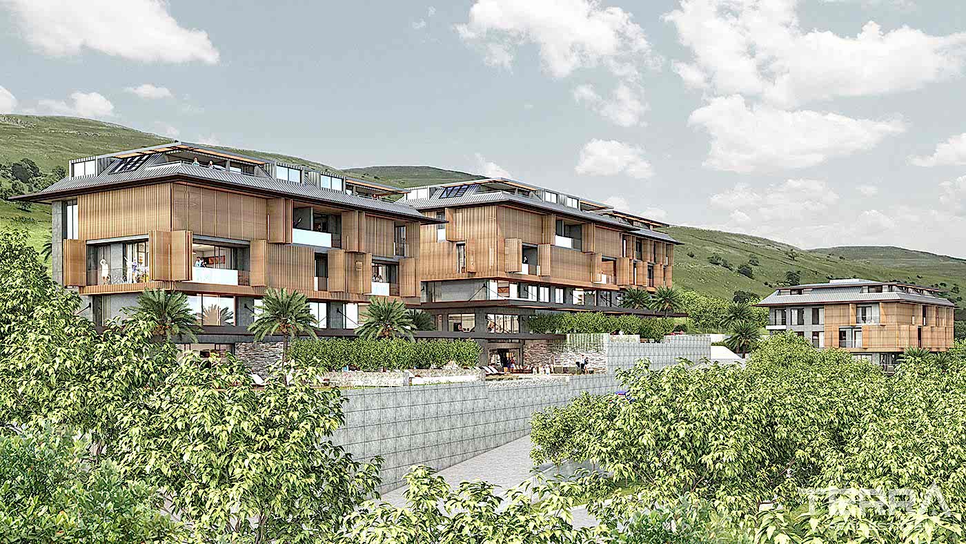 Modern Apartments with Panoramic Sea and Castle View in Alanya - 55303