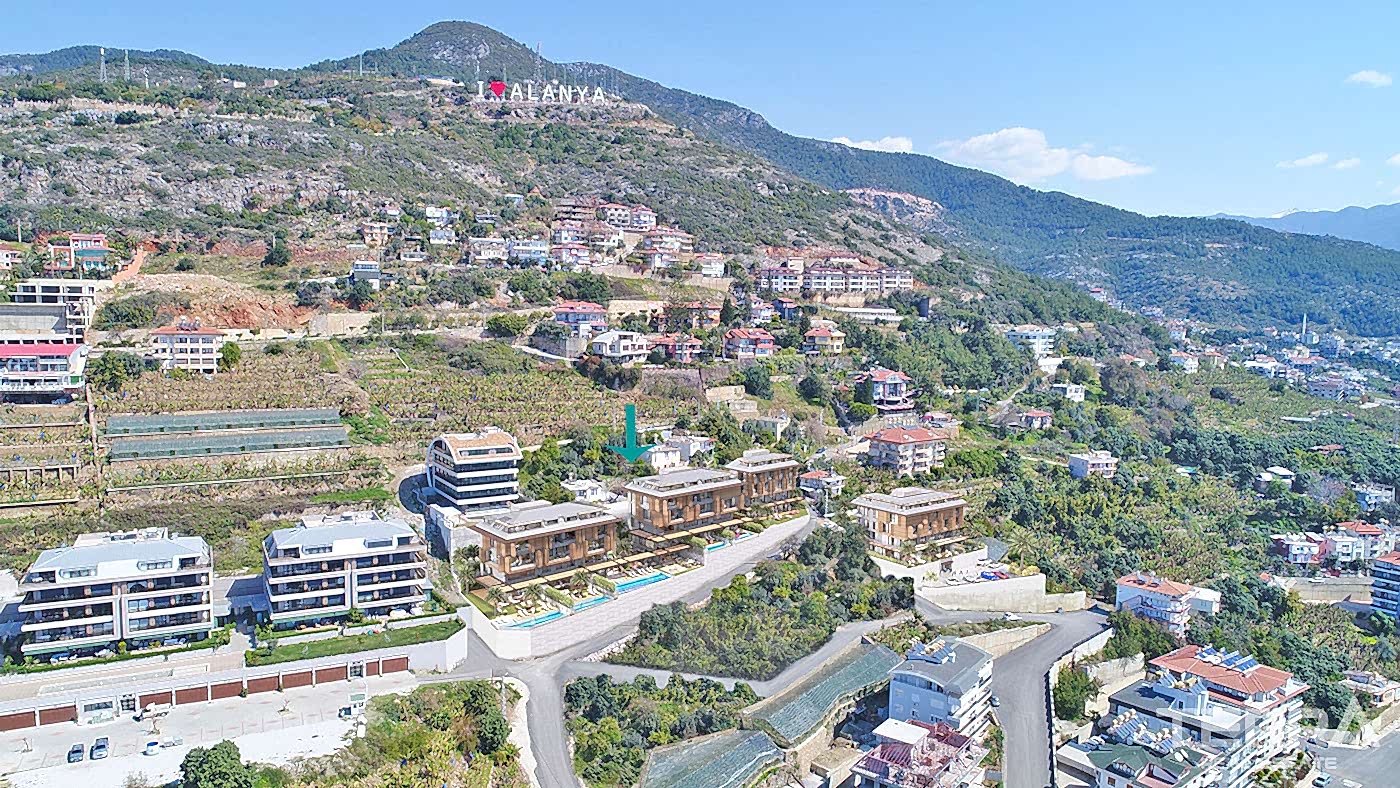 Modern Apartments with Panoramic Sea and Castle View in Alanya - 55305
