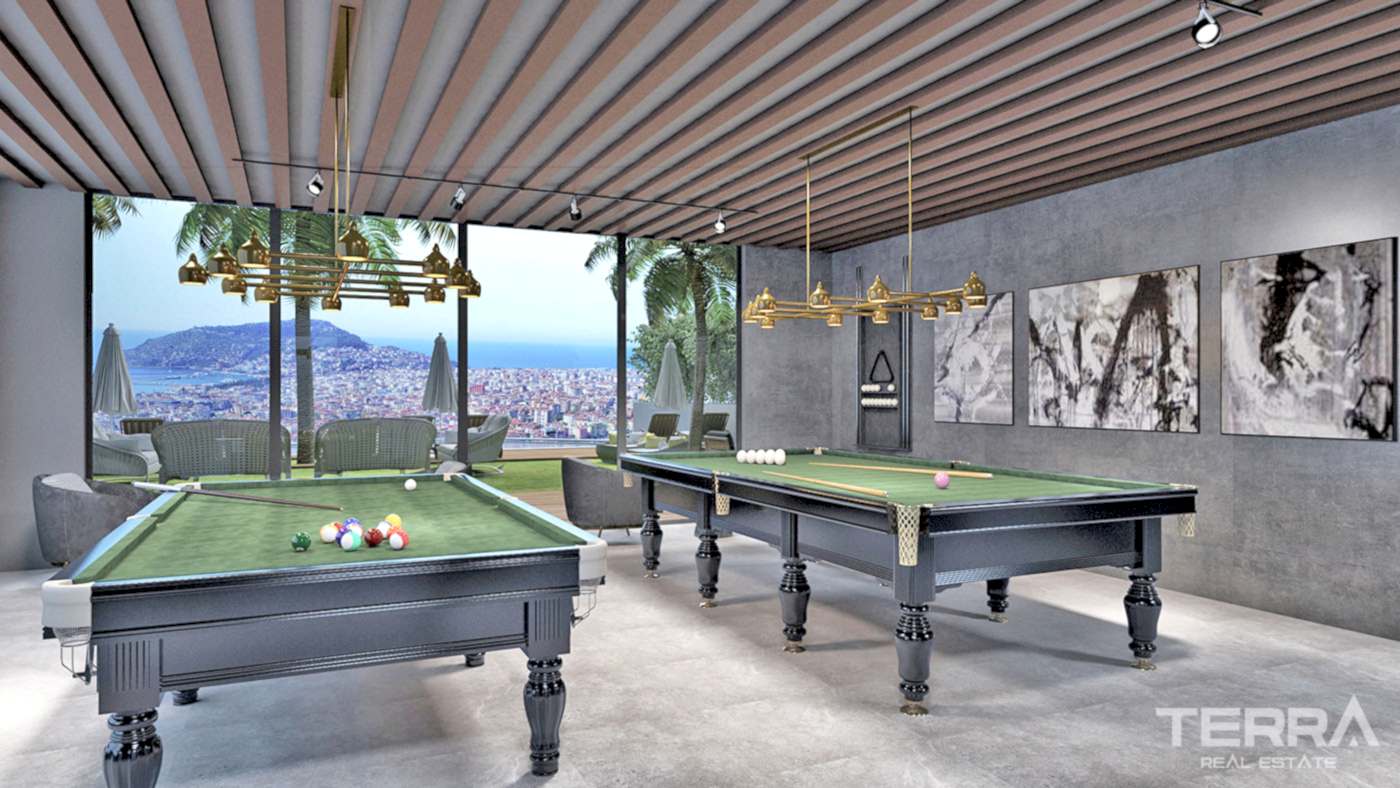 Modern Apartments with Panoramic Sea and Castle View in Alanya - 55308