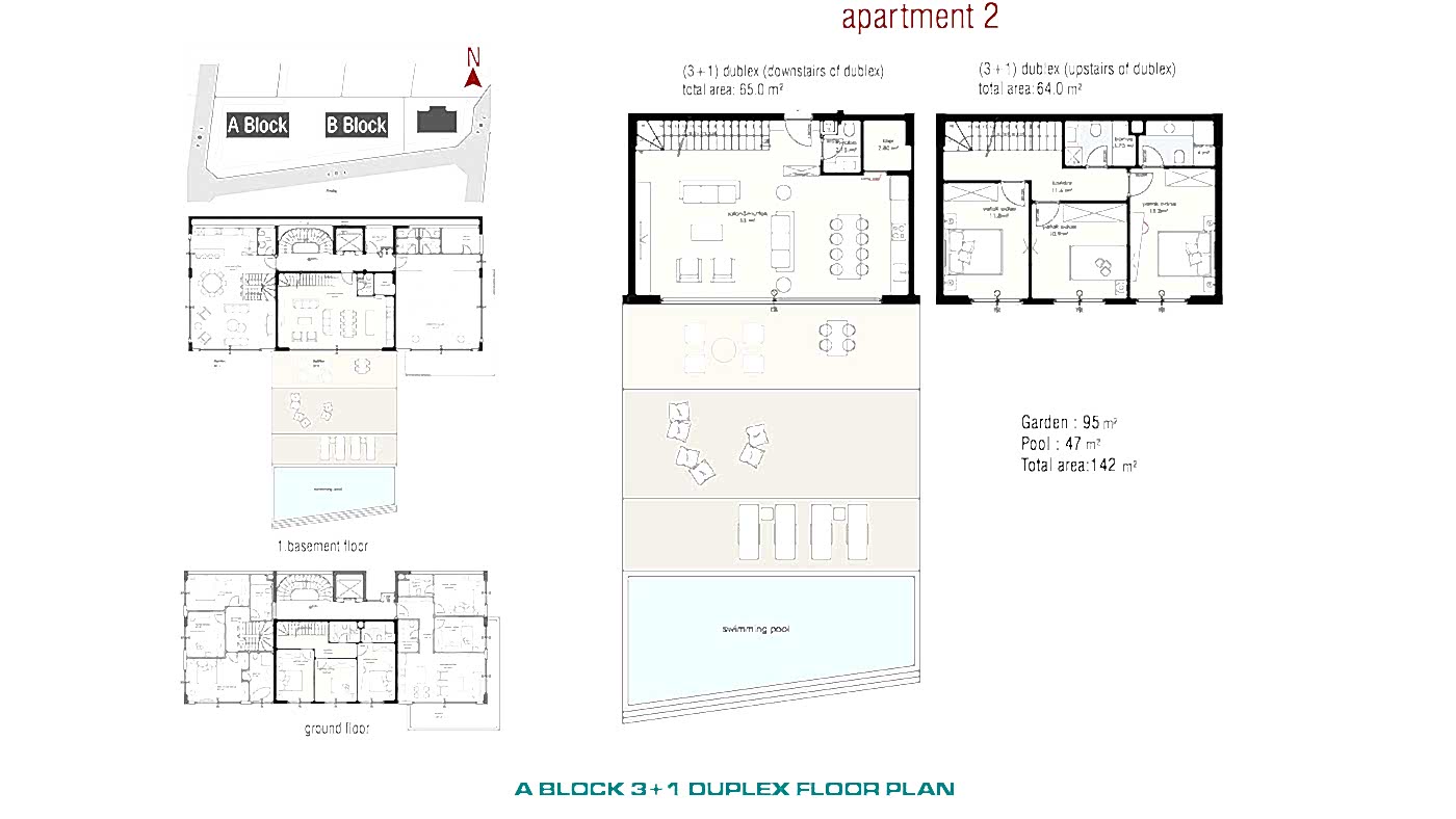 Modern Apartments with Panoramic Sea and Castle View in Alanya - 55310