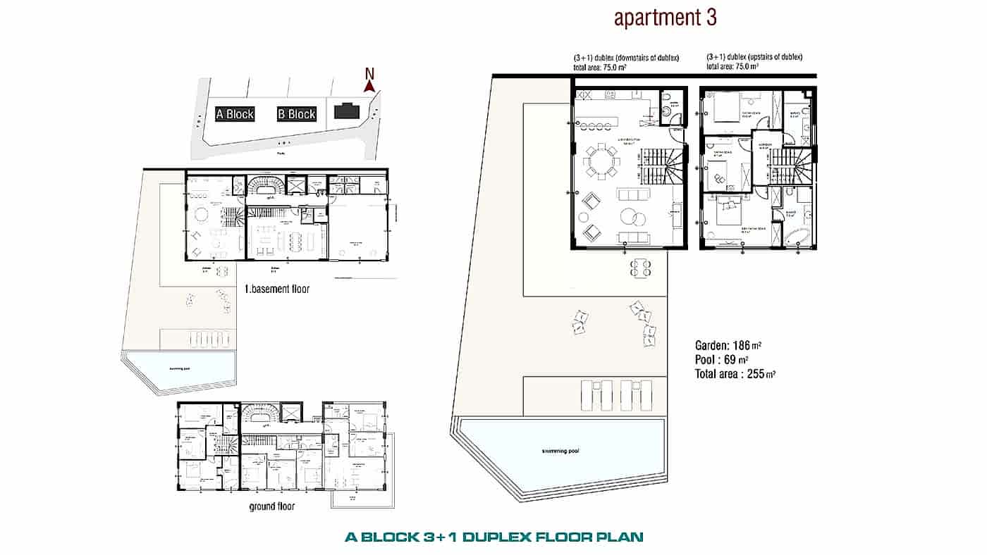 Modern Apartments with Panoramic Sea and Castle View in Alanya - 55311