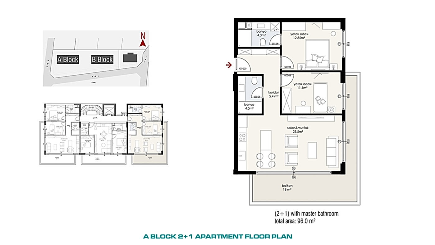 Modern Apartments with Panoramic Sea and Castle View in Alanya - 55312