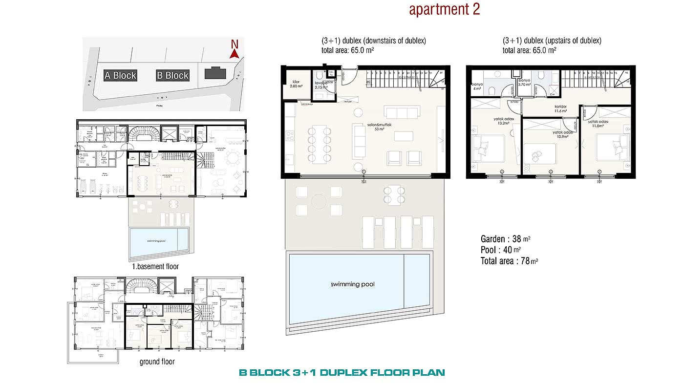 Modern Apartments with Panoramic Sea and Castle View in Alanya - 55323