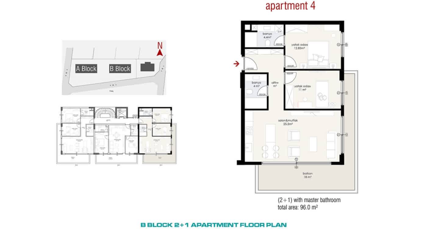 Modern Apartments with Panoramic Sea and Castle View in Alanya - 55325