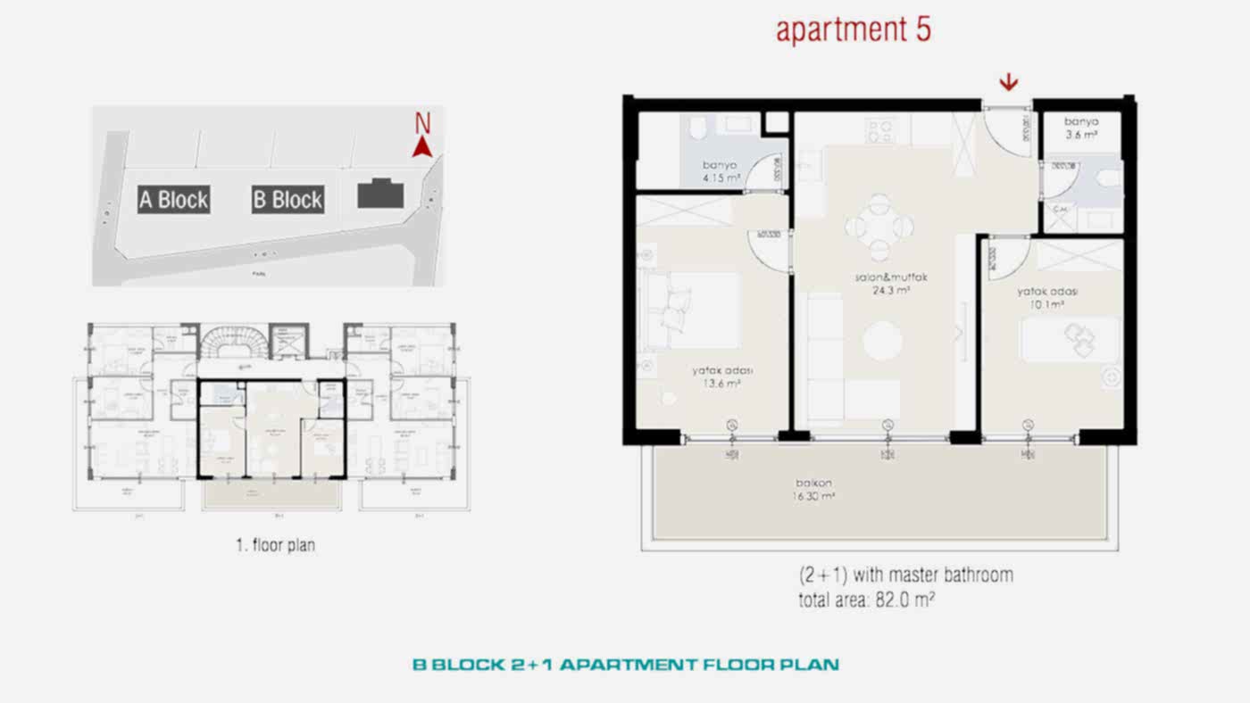 Modern Apartments with Panoramic Sea and Castle View in Alanya - 55326