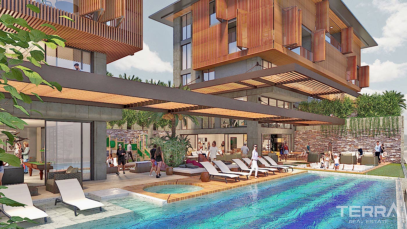 Modern Apartments with Panoramic Sea and Castle View in Alanya - 57003