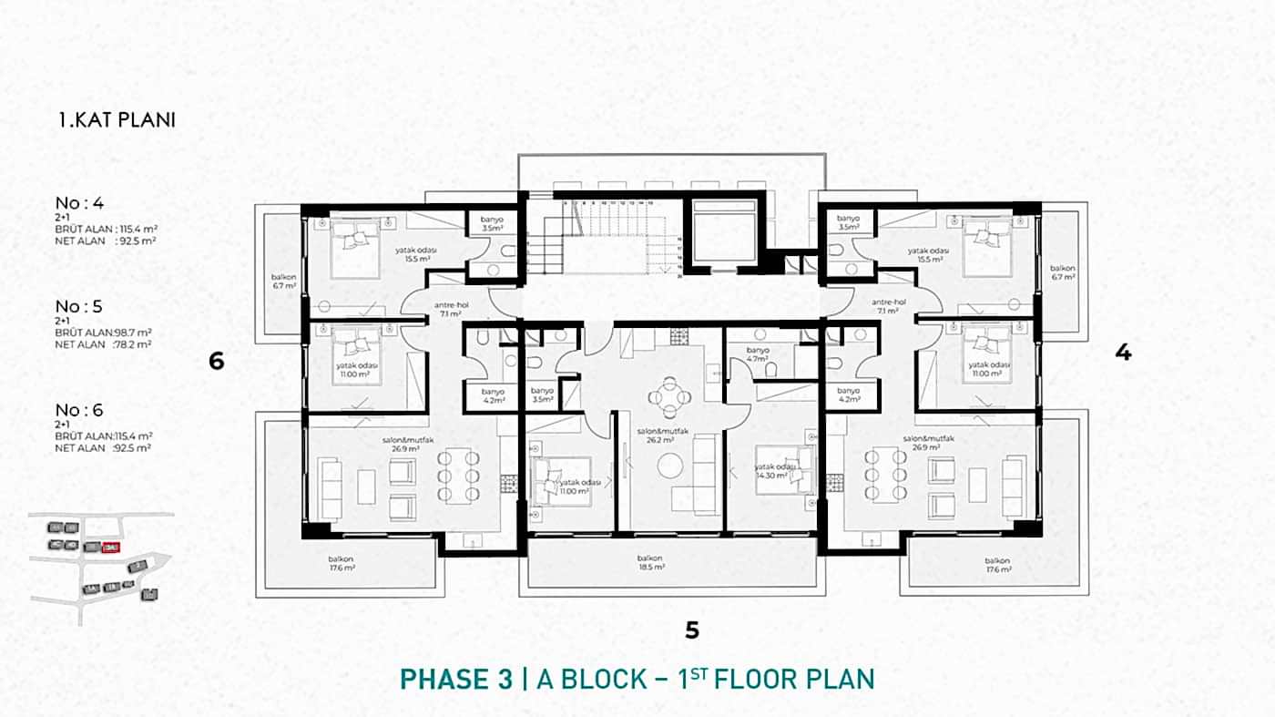 Modern Apartments with Panoramic Sea and Castle View in Alanya - 101285