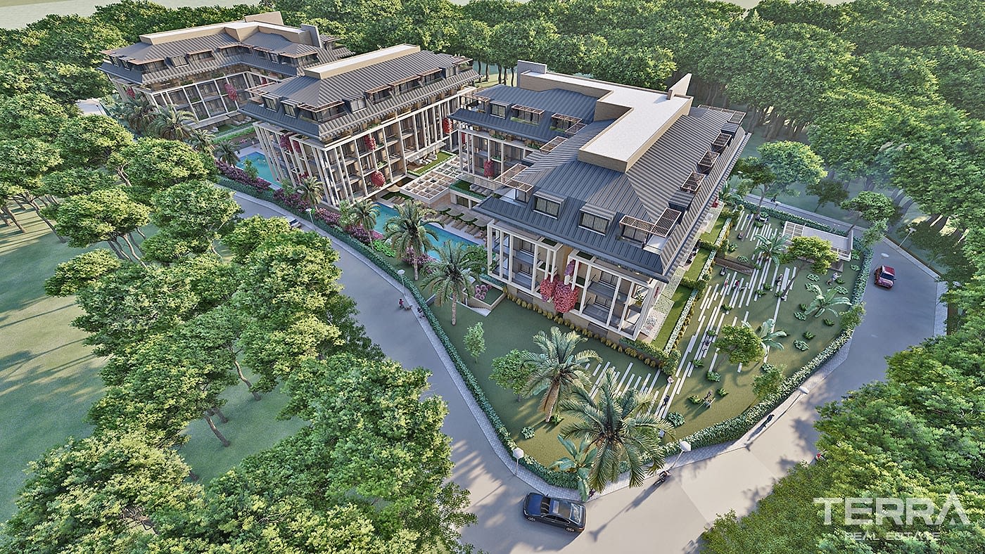 Elegant Complex of Investment Apartments in Alanya with White Goods - 92683