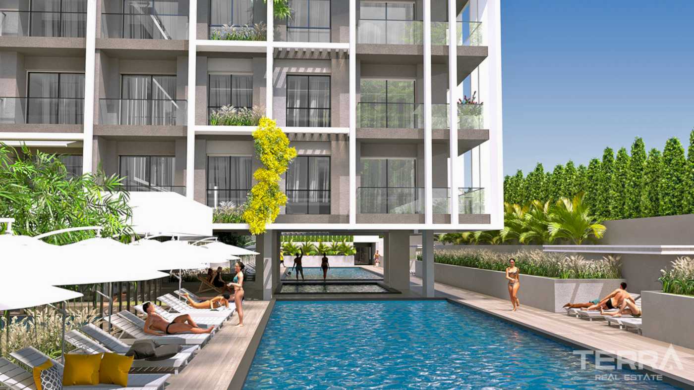 Elegant Complex of Investment Apartments in Alanya with White Goods - 92684