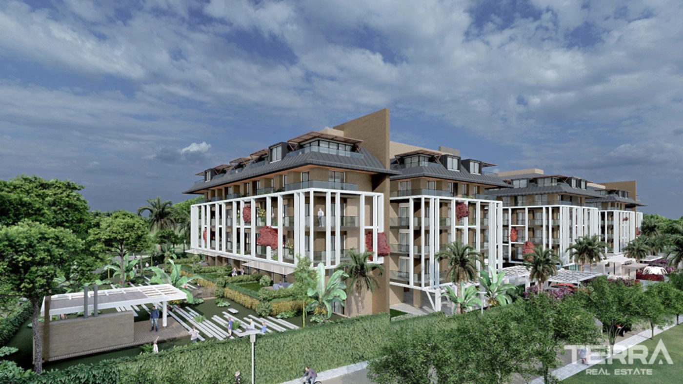 Elegant Complex of Investment Apartments in Alanya with White Goods - 92686