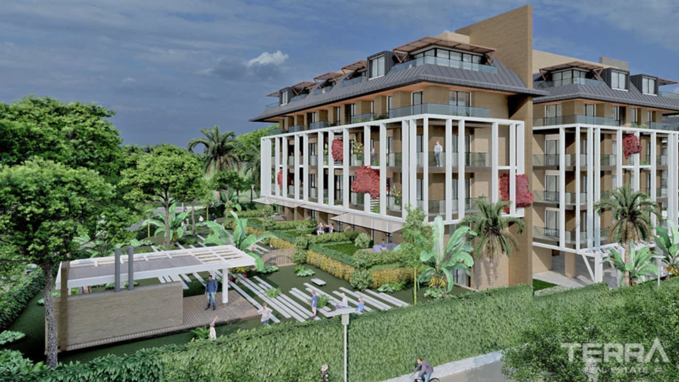 Elegant Complex of Investment Apartments in Alanya with White Goods - 92687