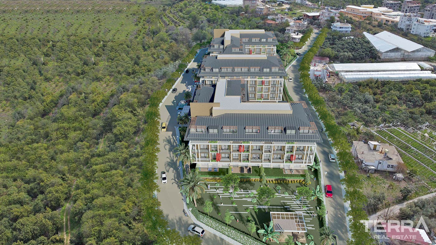 Elegant Complex of Investment Apartments in Alanya with White Goods - 92688