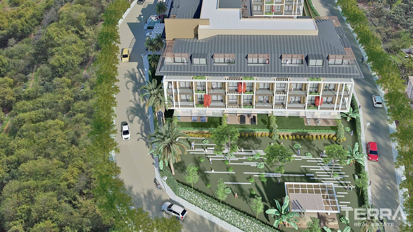 Elegant Complex of Investment Apartments in Alanya with White Goods - 92689