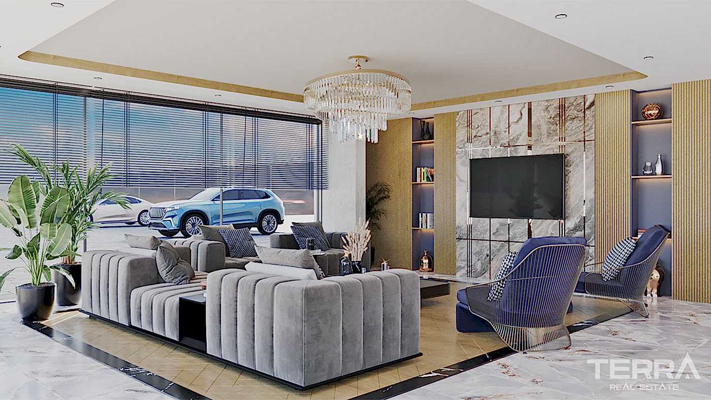 Elegant Complex of Investment Apartments in Alanya with White Goods - 92695