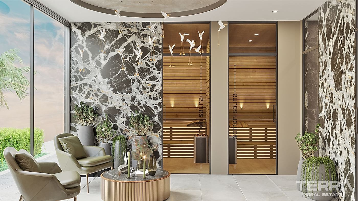 Elegant Complex of Investment Apartments in Alanya with White Goods - 92700