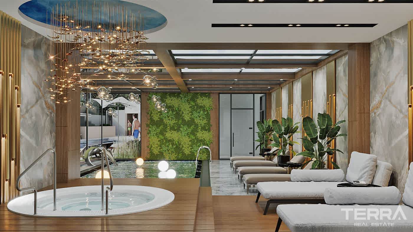 Elegant Complex of Investment Apartments in Alanya with White Goods - 92701