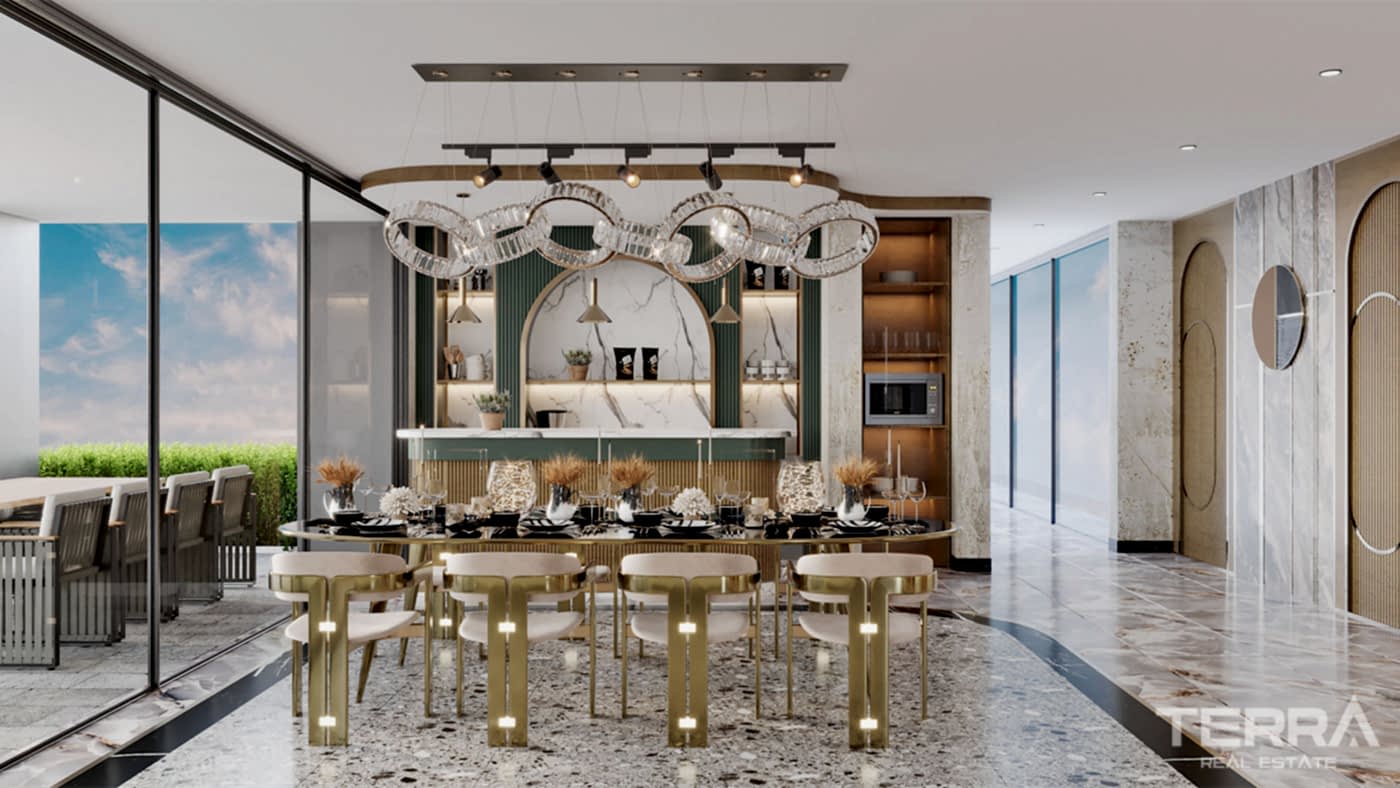 Elegant Complex of Investment Apartments in Alanya with White Goods - 92703