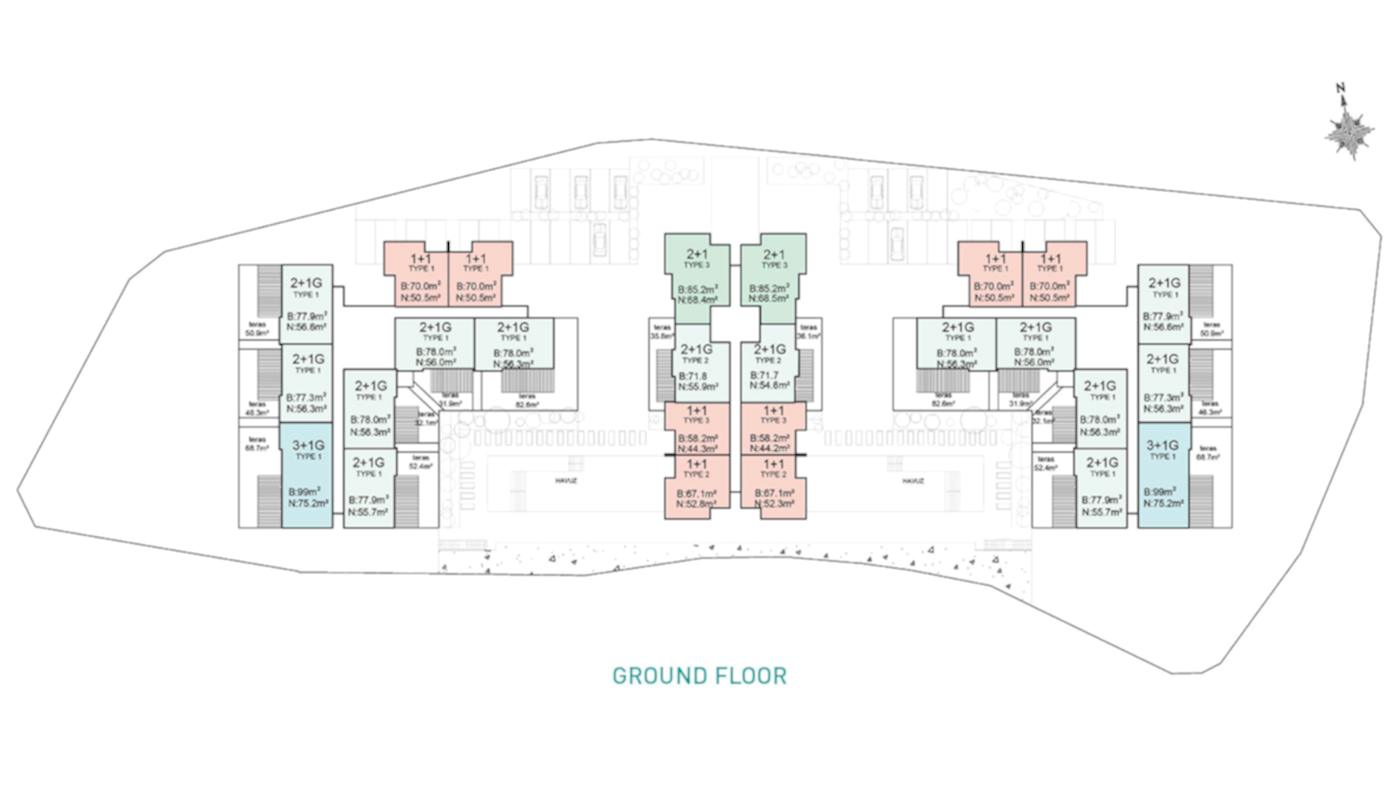 Elegant Complex of Investment Apartments in Alanya with White Goods - 92707