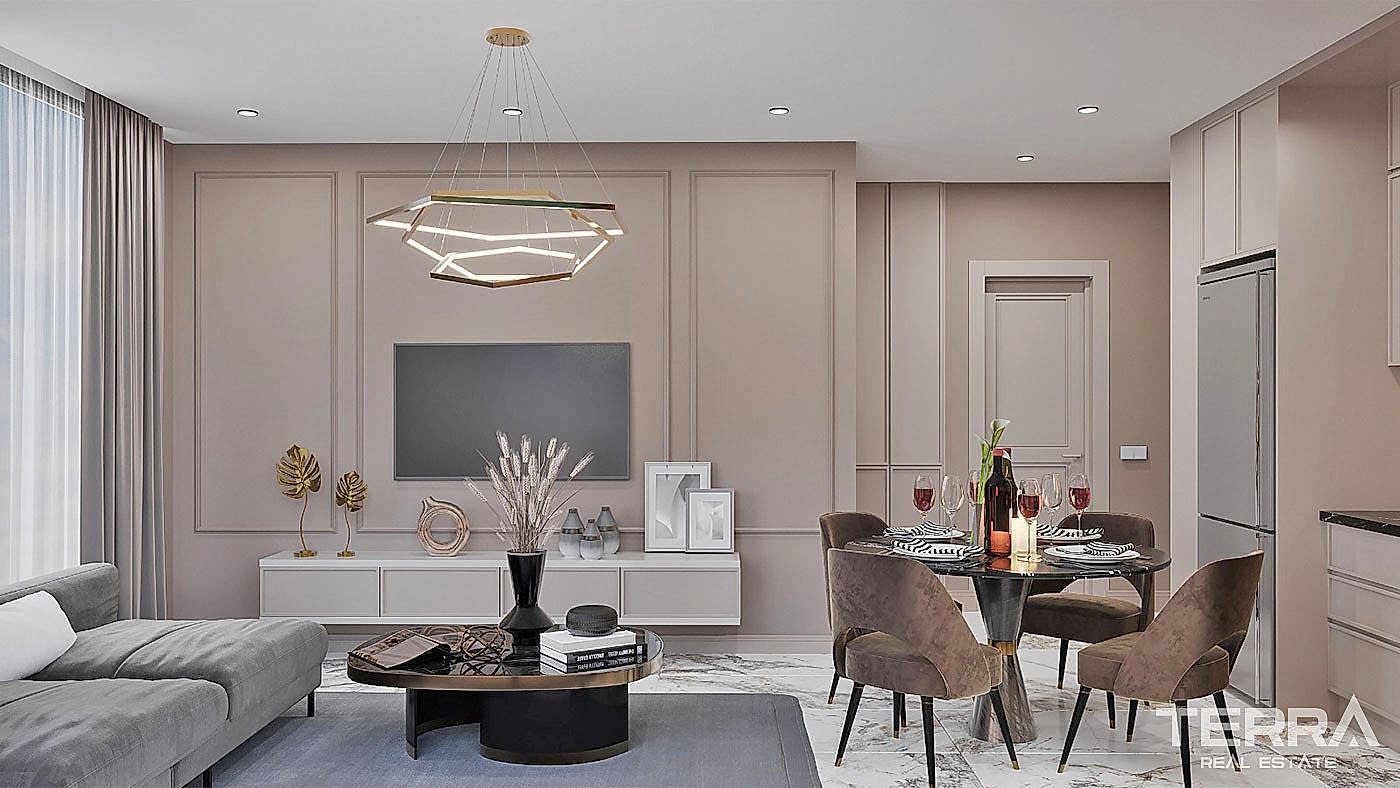 Elegant Complex of Investment Apartments in Alanya with White Goods - 92708