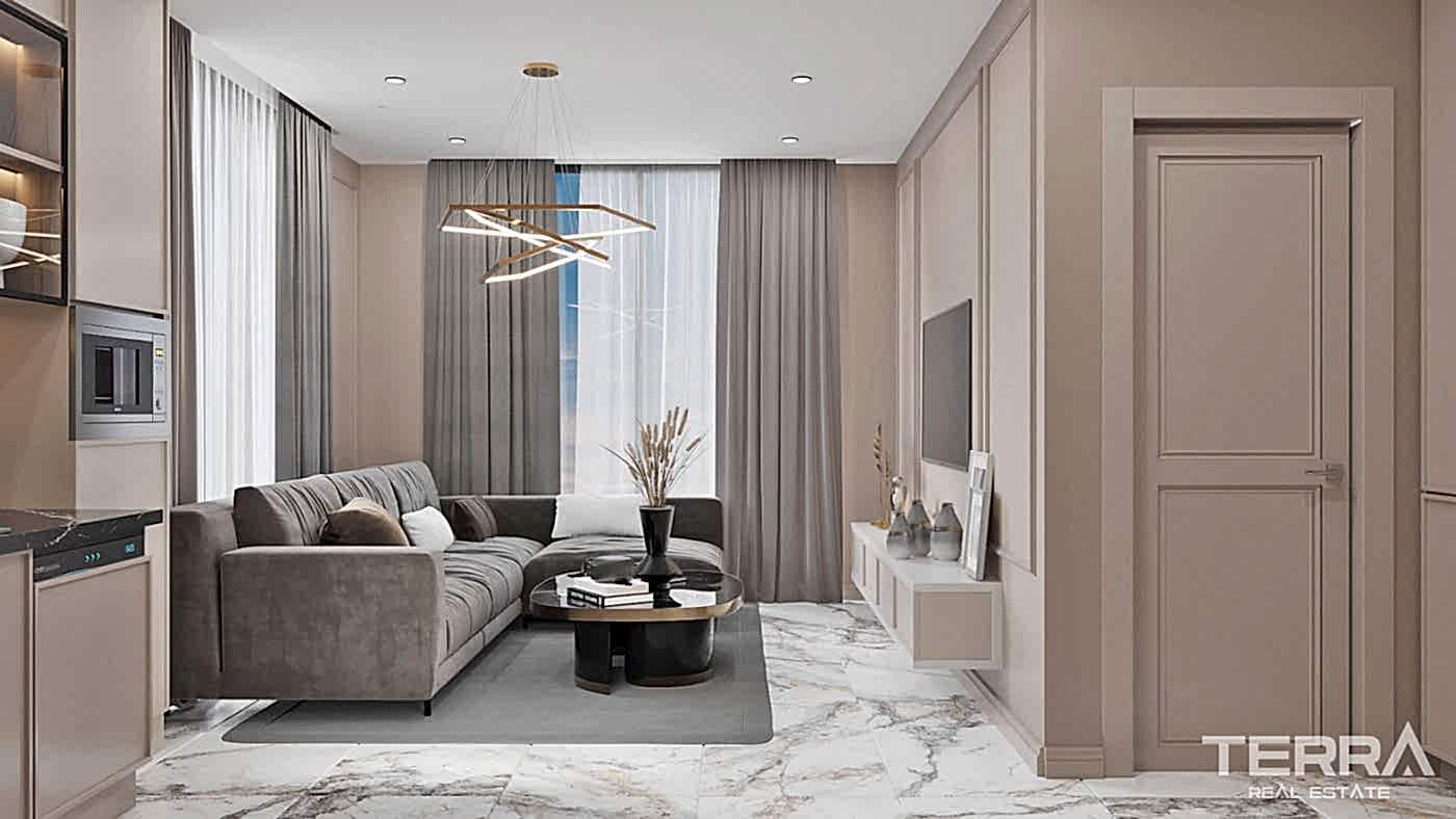 Elegant Complex of Investment Apartments in Alanya with White Goods - 92710