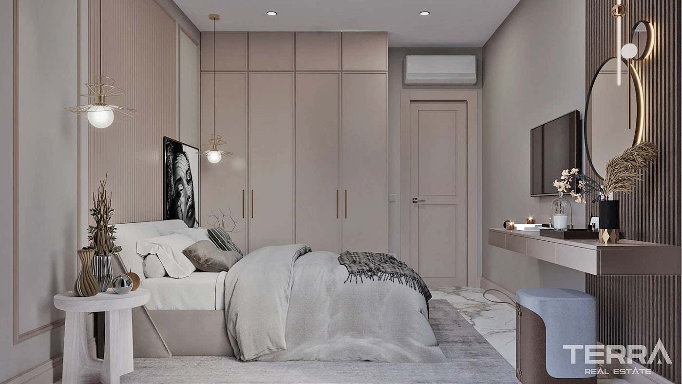 Elegant Complex of Investment Apartments in Alanya with White Goods - 92712