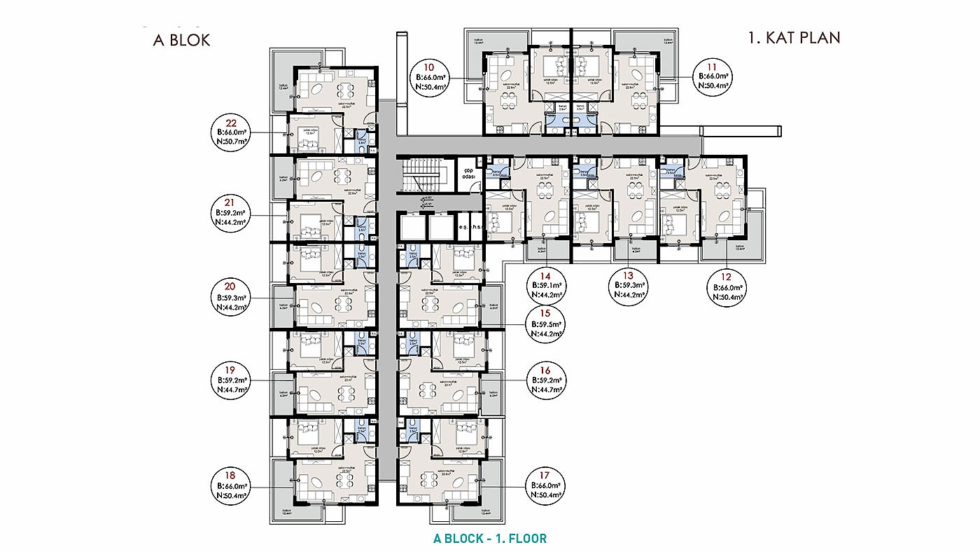 Elegant Complex of Investment Apartments in Alanya with White Goods - 92721