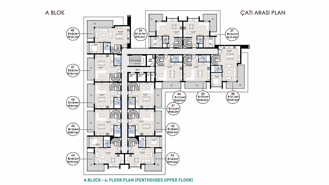 Elegant Complex of Investment Apartments in Alanya with White Goods - 92725