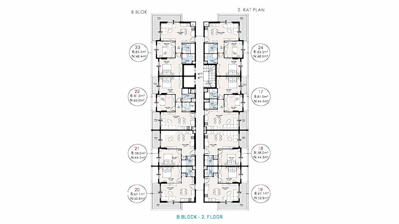 Elegant Complex of Investment Apartments in Alanya with White Goods - 92727