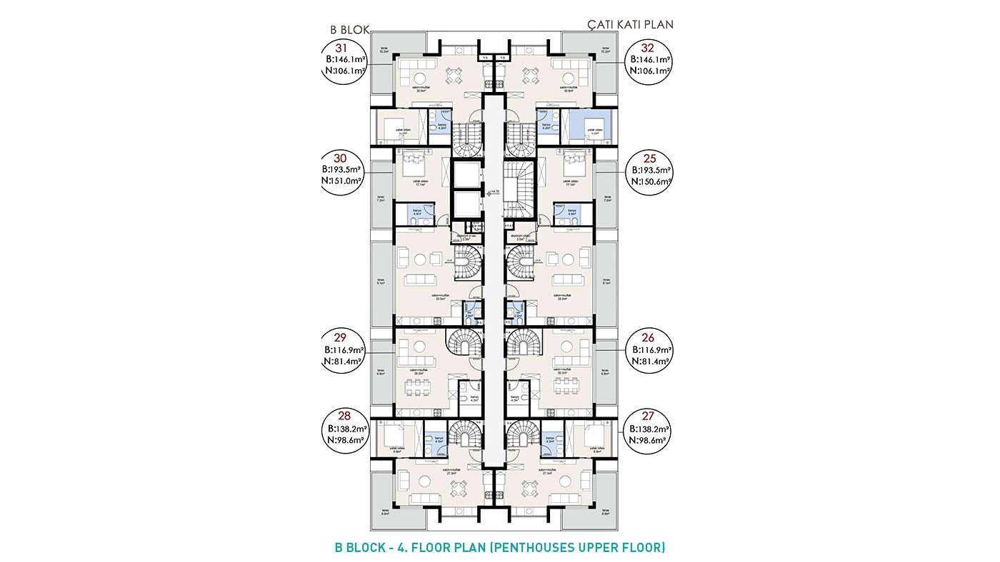 Elegant Complex of Investment Apartments in Alanya with White Goods - 92729