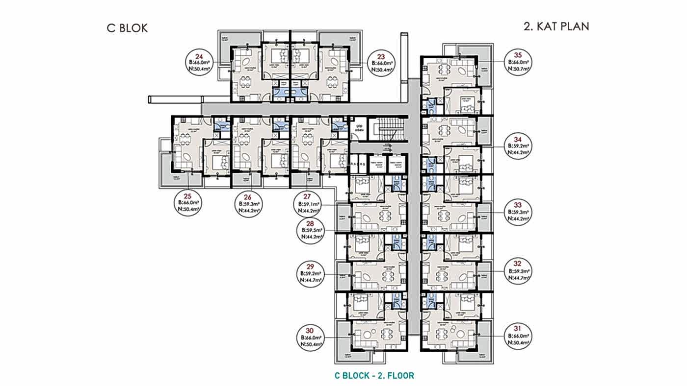 Elegant Complex of Investment Apartments in Alanya with White Goods - 92732