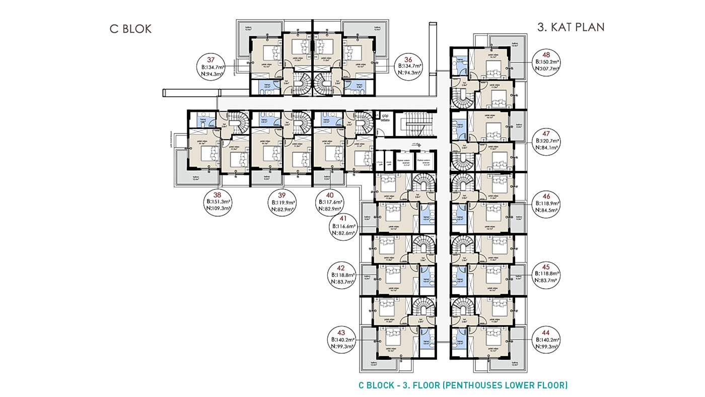 Elegant Complex of Investment Apartments in Alanya with White Goods - 92734