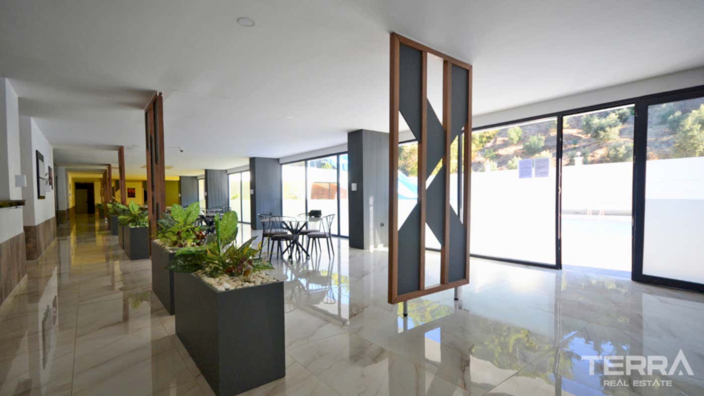 Furnished Flat Surrounded by Pine Forest Offer Luxury Living in Alanya - 101654