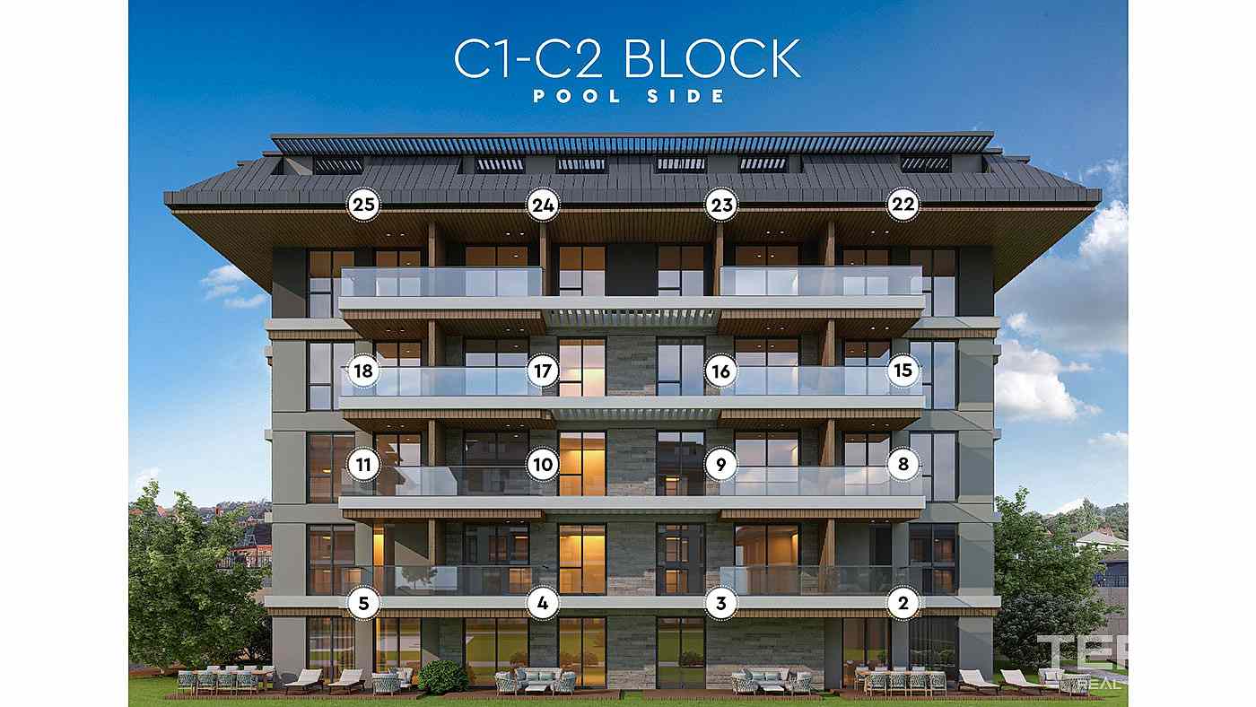 Citizenship Approved Alanya Apartments with Exclusive Social Amenities - 76755