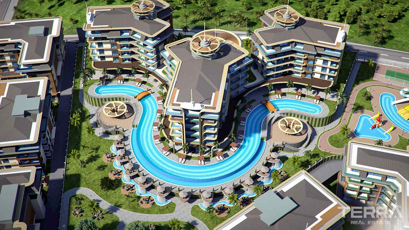Exclusive Complex Near the Beach in Alanya with Swim Up Apartments - 81141