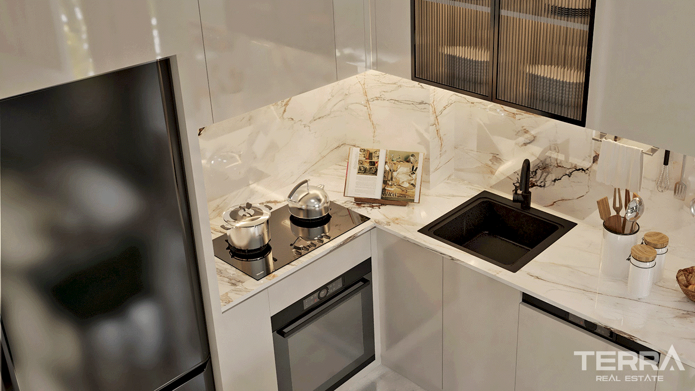 Exclusive Complex Near the Beach in Alanya with Swim Up Apartments - 98038