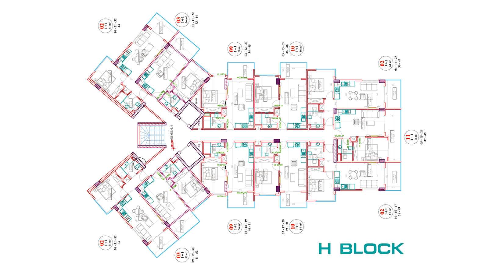 Exclusive Complex Near the Beach in Alanya with Swim Up Apartments - 101837