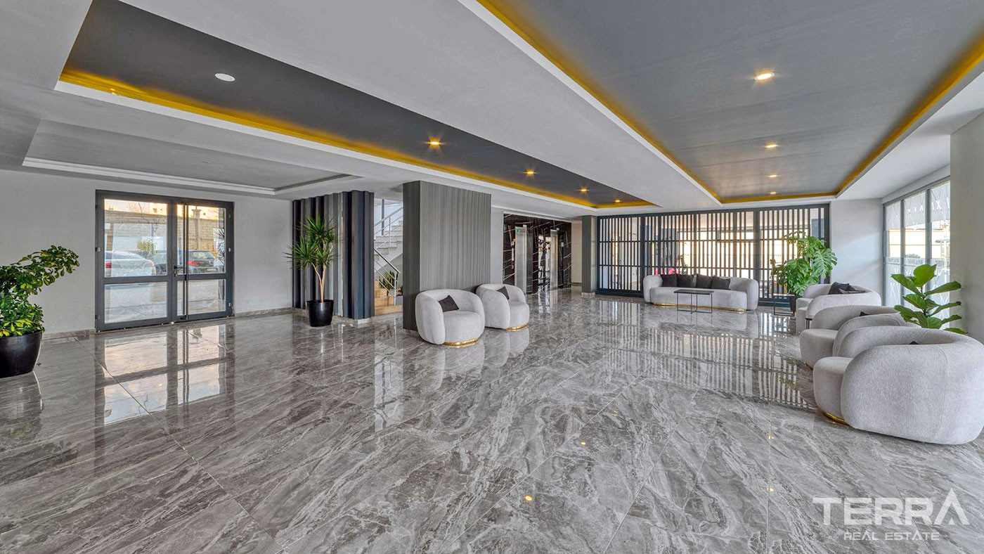 Furnished Apartment within a Comfortable Complex in Alanya, Avsallar - 94383