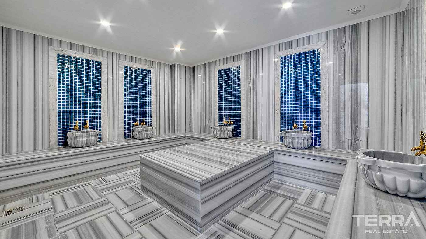 Furnished Apartment within a Comfortable Complex in Alanya, Avsallar - 94387