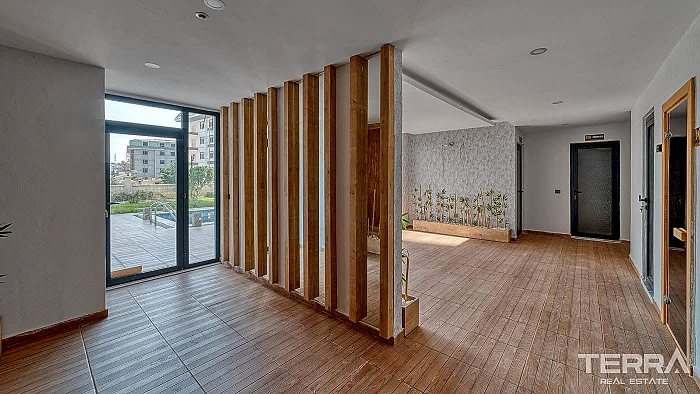 Furnished Apartment within a Comfortable Complex in Alanya, Avsallar - 94411