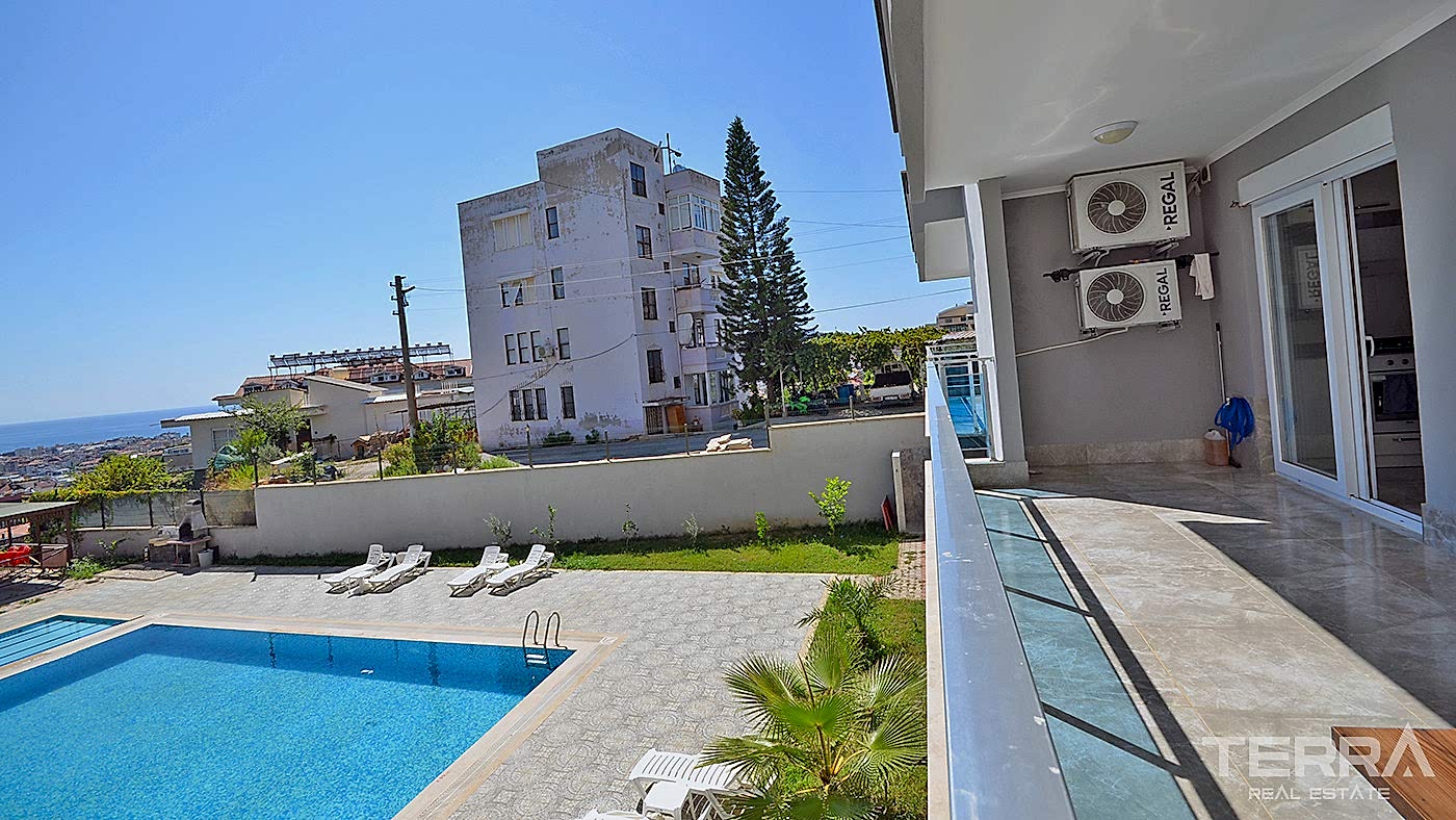 Fully Furnished Resale Alanya Apartment with Stunning Sea View - 84563