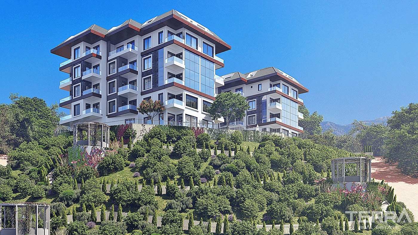 Privileged Lifestyle with 1 Bedroom Apartment in Kargıcak, Alanya - 93826