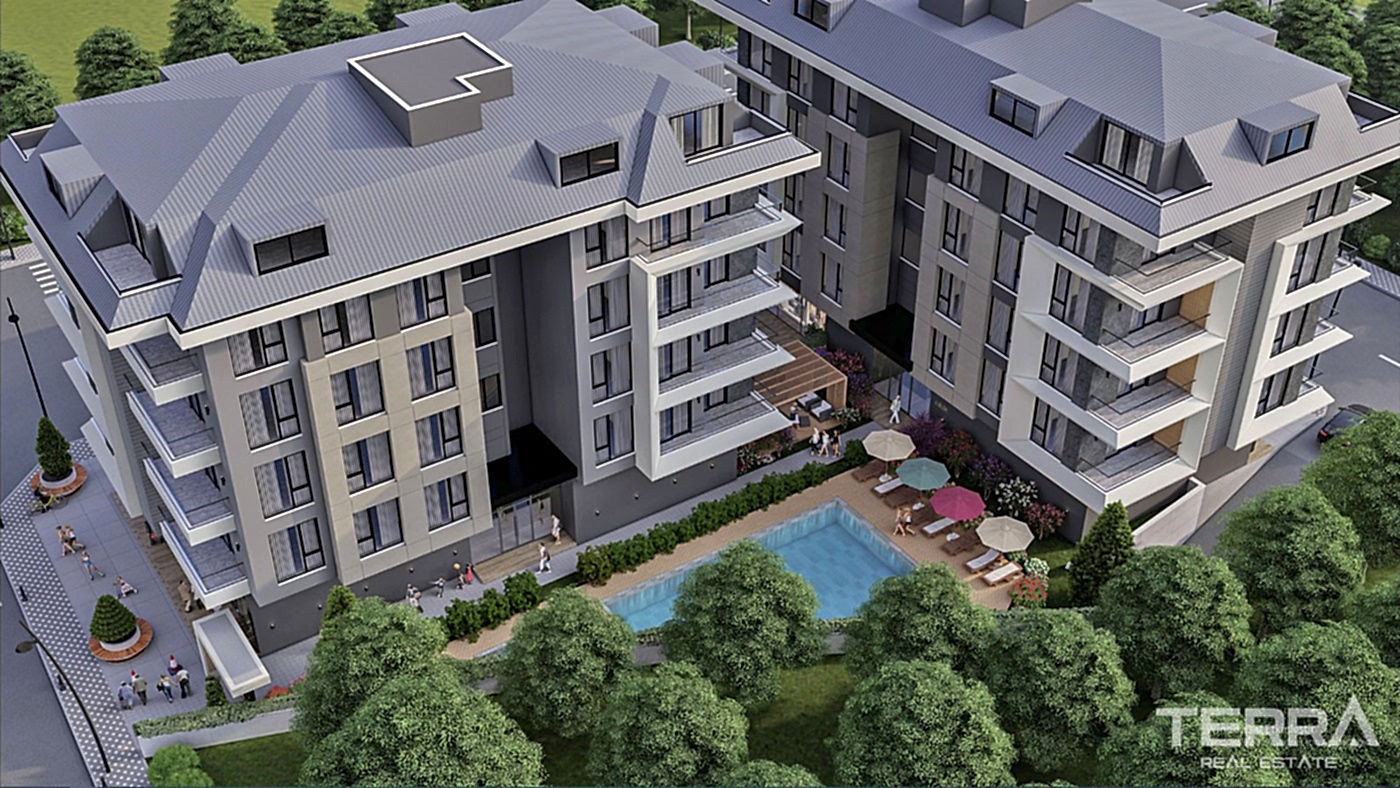 Apartments for Sale in Oba Town Center, Near The Oba Beach in Alanya - 97847