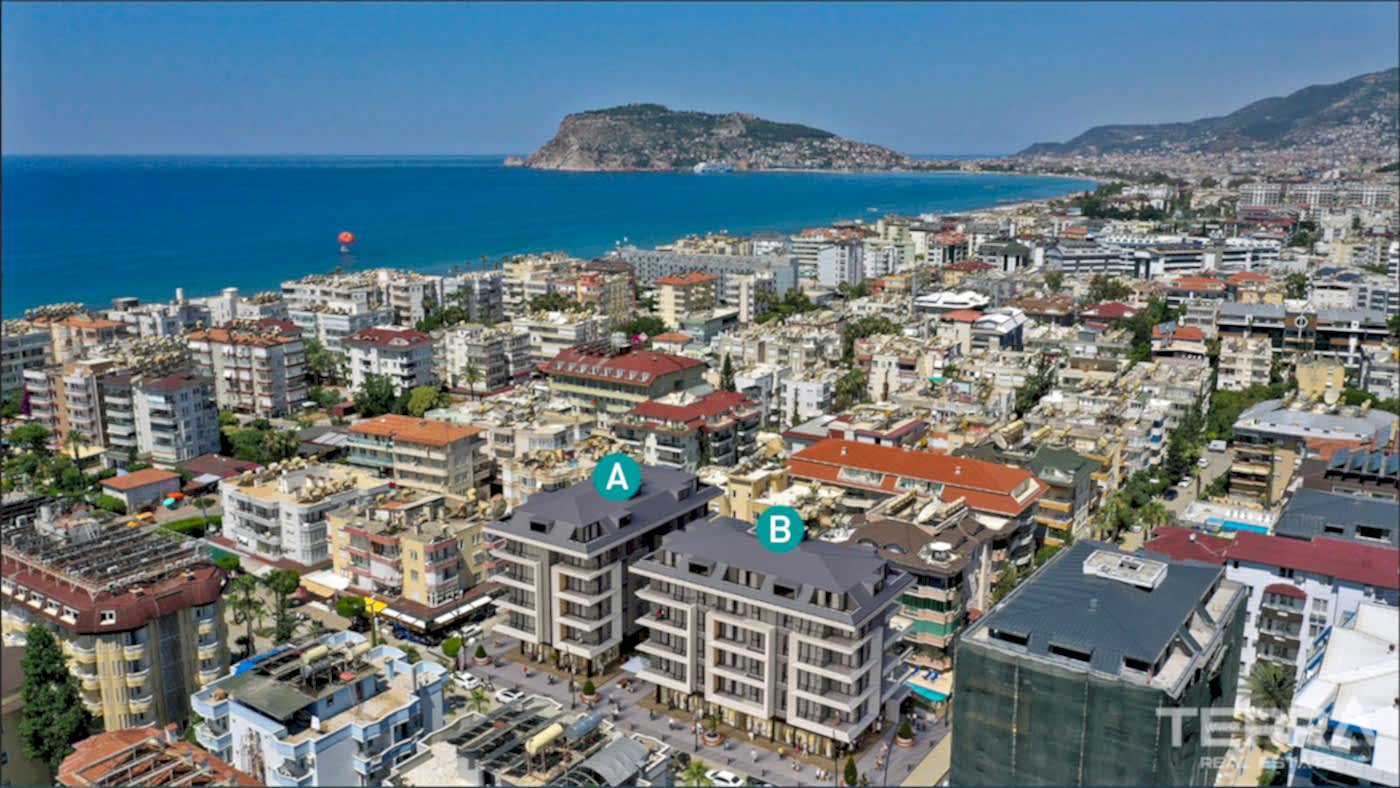 Apartments for Sale in Oba Town Center, Near The Oba Beach in Alanya - 97850