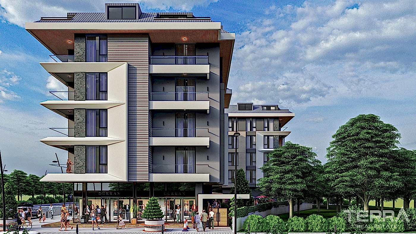 Apartments for Sale in Oba Town Center, Near The Oba Beach in Alanya - 97852