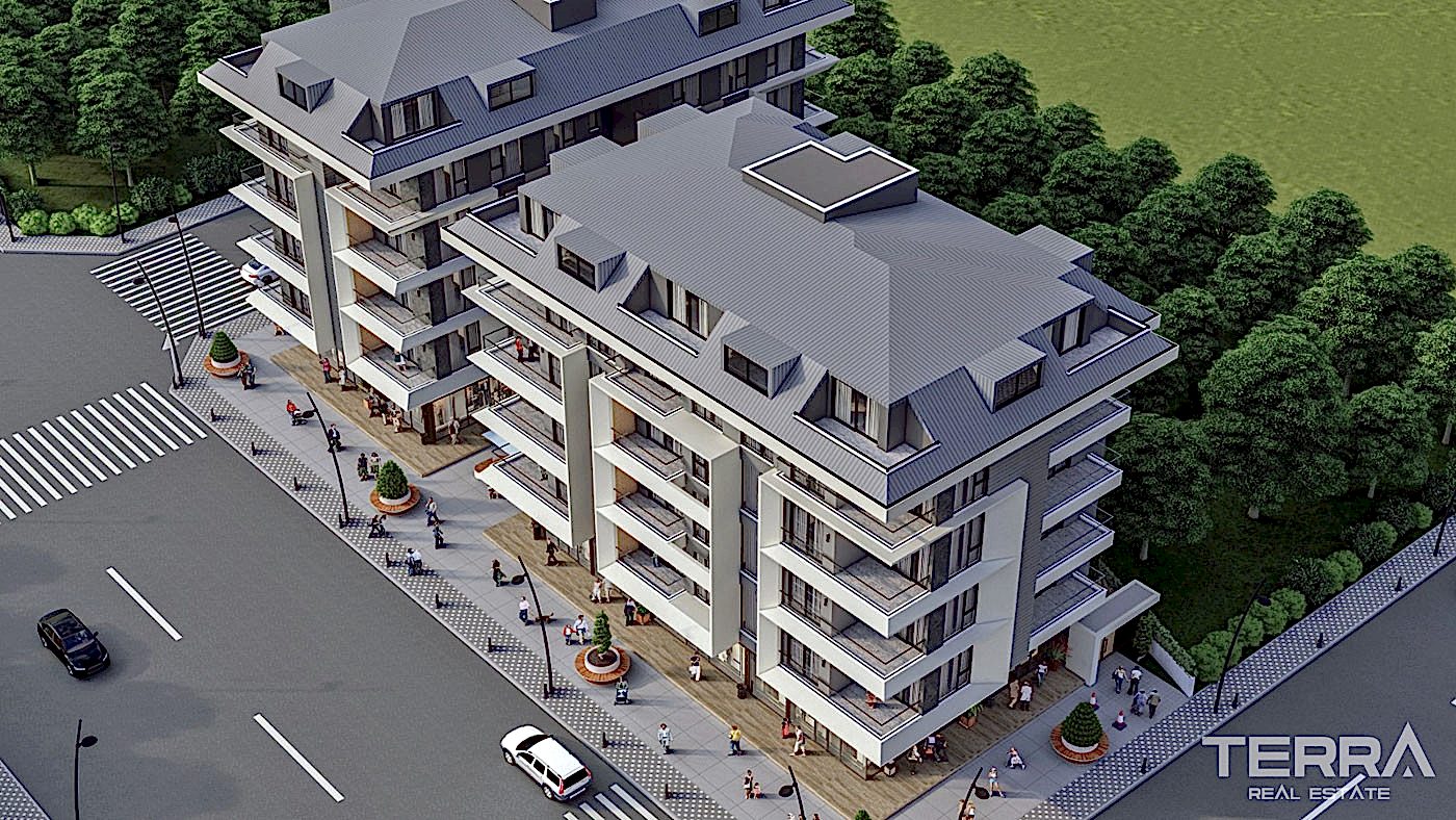 Apartments for Sale in Oba Town Center, Near The Oba Beach in Alanya - 97859