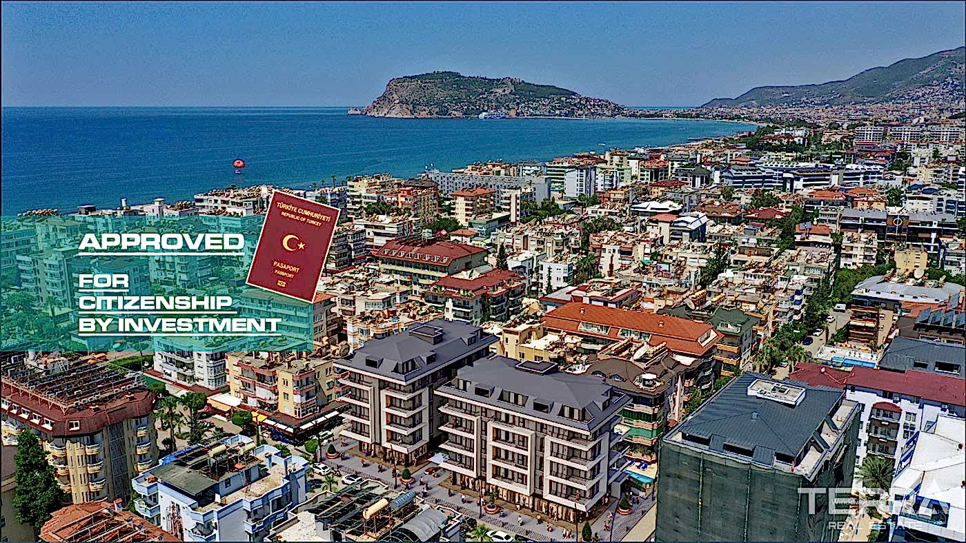 Apartments for Sale in Oba Town Center, Near The Oba Beach in Alanya