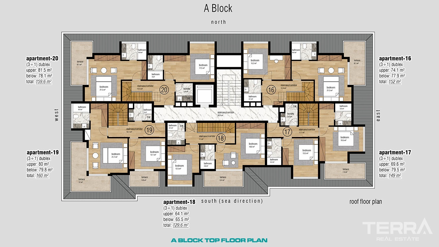 Apartments for Sale in Oba Town Center, Near The Oba Beach in Alanya - 97826